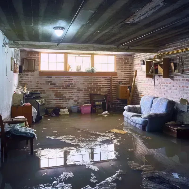 Flooded Basement Cleanup in Midland, PA